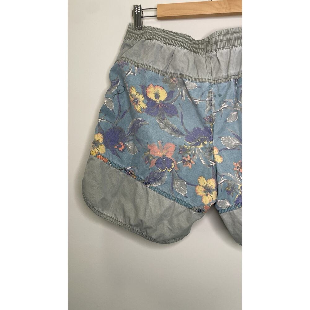 Urban Outfitters By Katin Floral Nylon Faded Swim Trunks Board Shorts Medium M - Picture 6 of 13